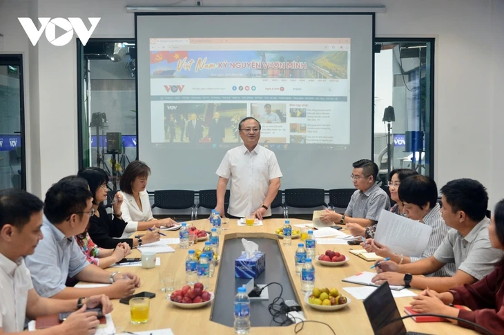 Tổng Giám đốc VOV kiểm tra các đơn vị triển khai chương trình “Việt Nam - Kỷ nguyên vươn mình“ - ảnh 5