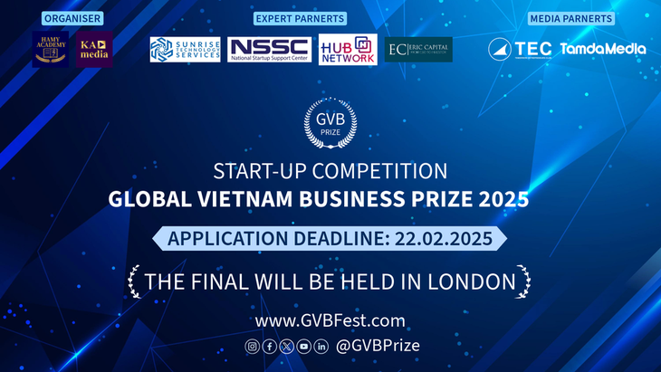 Cuộc thi Khởi nghiệp GVB Prize 2025: Cơ hội vàng cho các startup Việt trên toàn cầu - ảnh 1