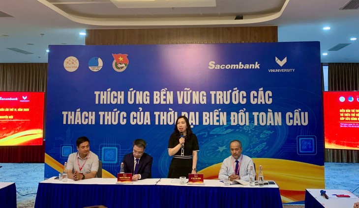Thứ trưởng Bộ Ngoại giao Lê Thị Thu Hằng gặp gỡ trí thức trẻ Việt Nam toàn cầu - ảnh 1