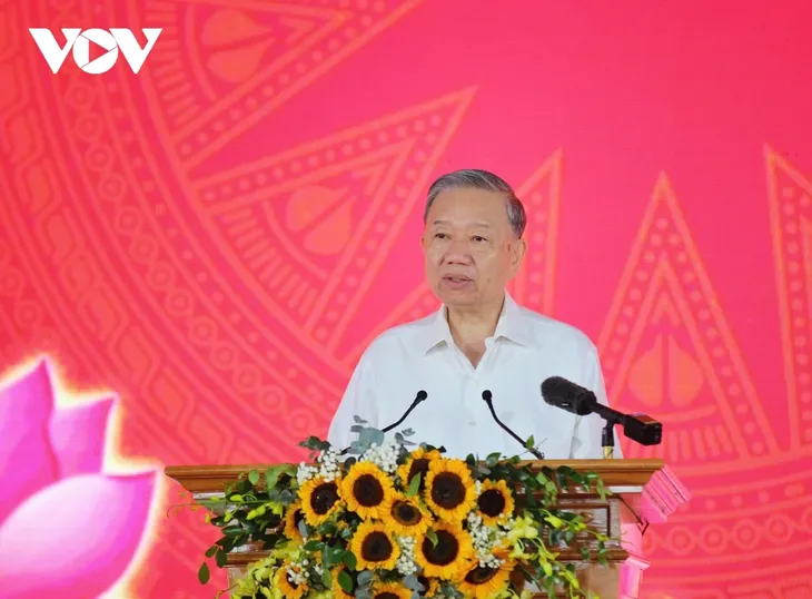 Tổng Bí thư Tô Lâm: Công trình của lòng dân không được để chậm trễ dàn trải - ảnh 2