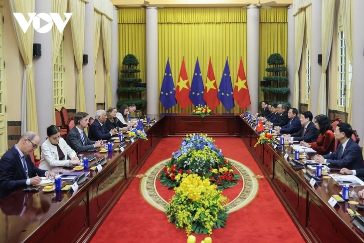 Chủ tịch nước Lương Cường: Quan hệ Việt Nam - EU đang phát triển tích cực, thực chất và toàn diện - ảnh 3