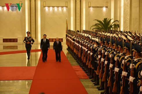 阮富仲同习近平举行会谈 - ảnh 1