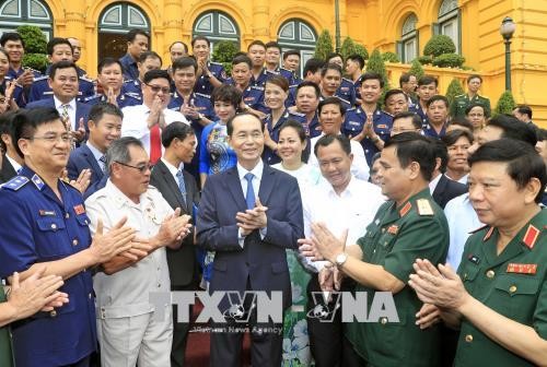 陈大光：务实有效发展“海警与渔民同行”模式 - ảnh 1