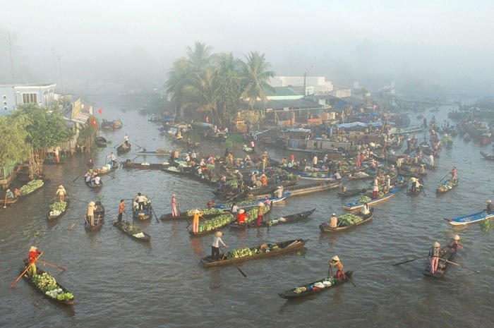 ផ្សារអណ្ដែត Nga Nam នៅប៉ែកខាងលិច​ណាមបូ - ảnh 1