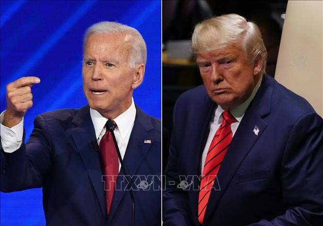 បេក្ខជន Joe Biden វ៉ាដាច់៩ពិន្ទុដើម្បីនាំមុខប្រធានាធិបតីអាមេរិកលោក  Donald Trump ក្នុងការបោះឆ្នោតនៅសហរដ្ឋអាមេរិកឆ្នាំ ២០២០ - ảnh 1