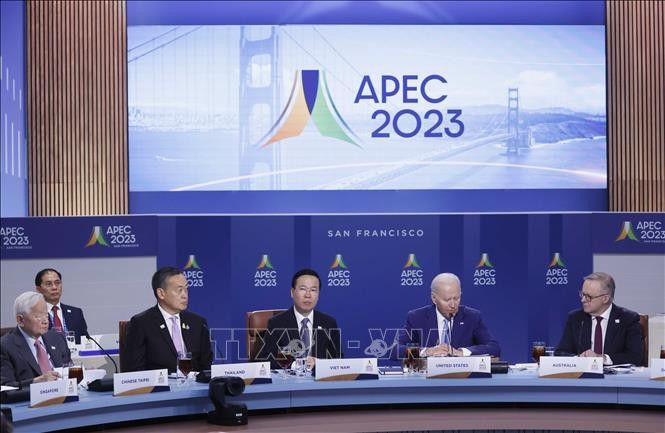 APEC ២០២៣​៖ សន្និសីទមេដឹកនាំសេដ្ឋកិច្ច APEC សង្កត់ធ្ងន់លើអនាគតប្រកបដោយនិរន្តរភាព - ảnh 1