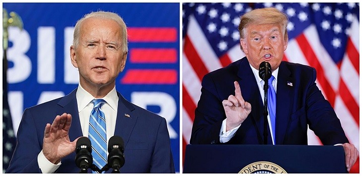 ការបោះឆ្នោតនៅអាមេរិក៖ លោក Joe Biden និង Donald Trump បានទទួលជ័យជម្នះ​យ៉ាងលើសលប់នៅ 