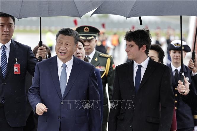 ប្រធានរដ្ឋចិន លោក Xi Jinping បំពេញទស្សនកិច្ចនៅប្រទេសបារាំង - ảnh 1