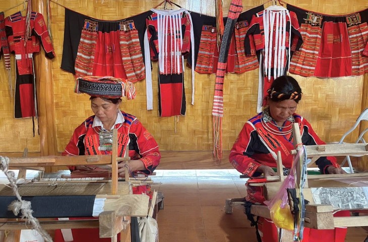 Tai Thi Mai - ស្ត្រីជនជាតិ Pa Then ​នាំ​ក្រណាត់ចរបាប់ទៅ​កាន់​ពិភពលោក - ảnh 4