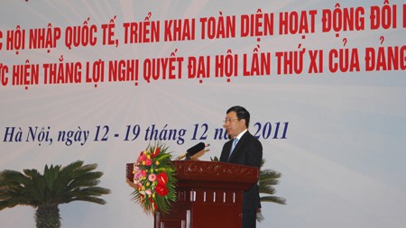 Hiệu quả hoạt động đối ngoại 2011 - ảnh 1