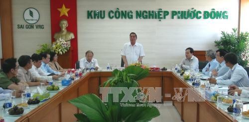 Thường trực Ban Bí thư Lê Hồng Anh, thăm và làm việc tại Tây Ninh  - ảnh 1