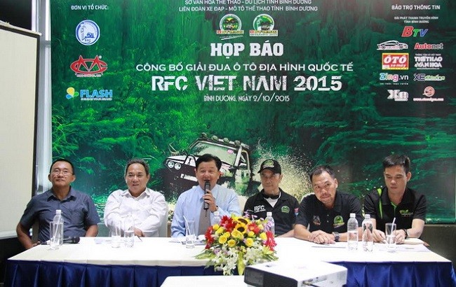 Bình Dương: Khởi tranh giải đua ô tô địa hình quốc tế RFC Việt Nam 2015  - ảnh 1