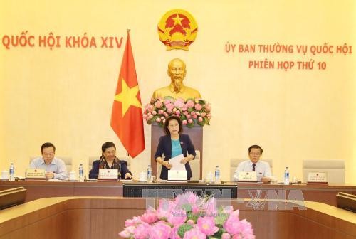 Tiếp tục chương trình phiên họp thứ 10 Ủy ban Thường vụ Quốc hội - ảnh 1