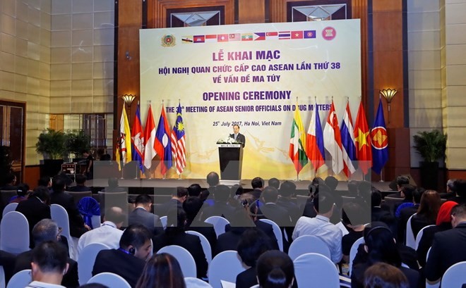 Khai mạc Hội nghị quan chức cấp cao ASEAN lần thứ 38 về phòng chống tội phạm ma túy - ảnh 1