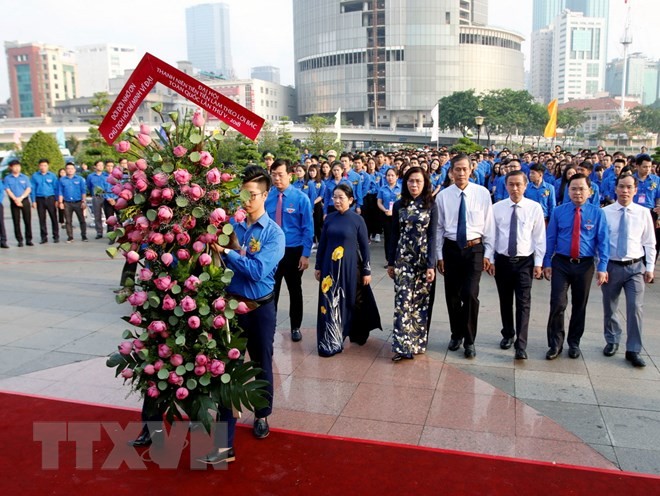 Khai mạc Liên hoan thanh niên tiên tiến làm theo lời Bác năm 2018 - ảnh 1