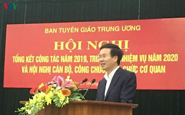 Ban Tuyên giáo Trung ương tổng kết công tác năm 2019 - ảnh 1