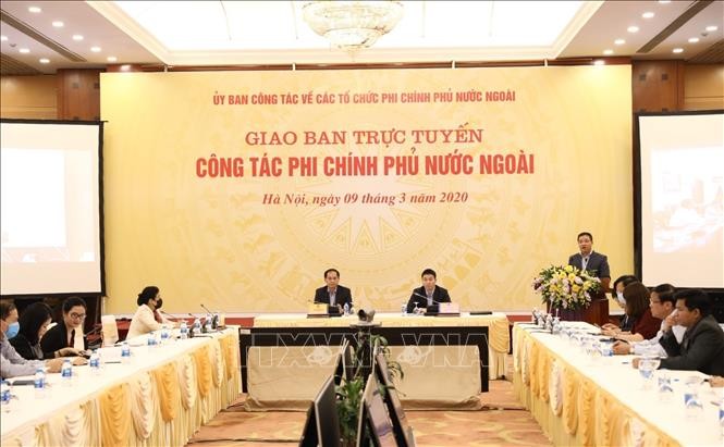 Hội nghị giao ban trực tuyến về công tác phi chính phủ nước ngoài năm 2019 - ảnh 1