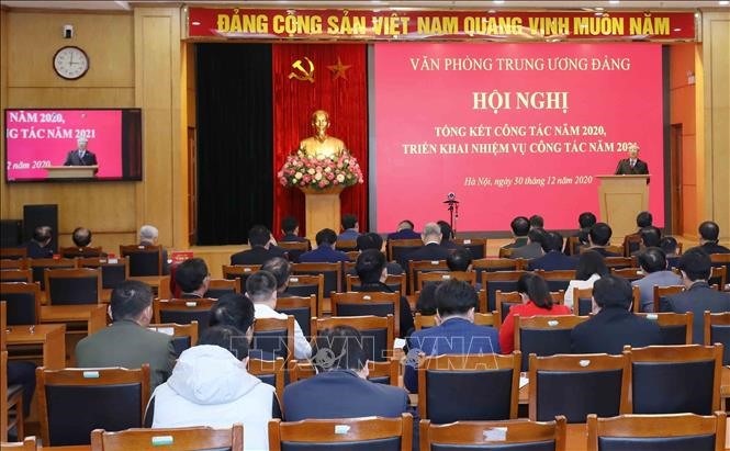 Văn phòng Trung ương Đảng triển khai nhiệm vụ công tác năm 2021 - ảnh 1