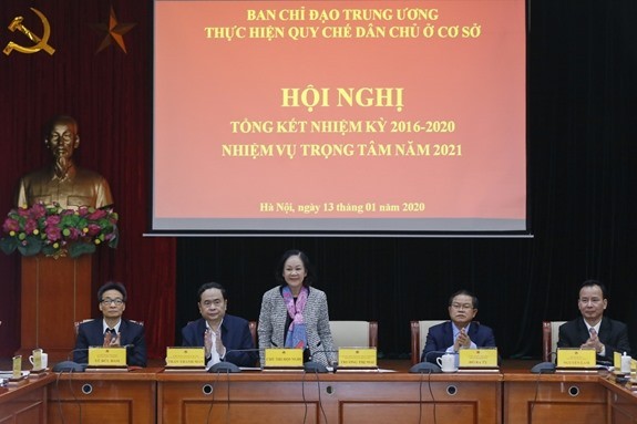 Tăng cường kiểm tra giám sát việc thực hiện quy chế dân chủ ở cơ sở trong năm 2021 - ảnh 1