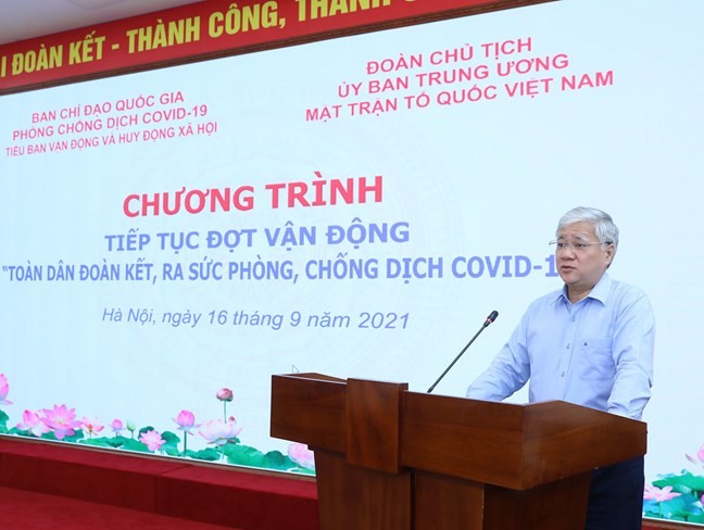 Phát động chương trình “Toàn dân đoàn kết, ra sức phòng, chống dịch COVID-19” - ảnh 2