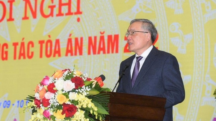 Hội nghị triển khai công tác Tòa án năm 2022 - ảnh 1