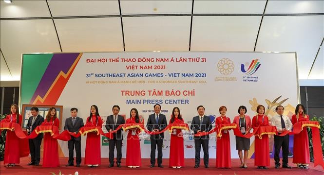 Khai trương Trung tâm Báo chí SEA Games 31   - ảnh 1