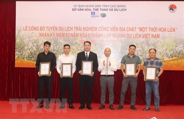 Tuyến trải nghiệm “Một thời hoa lửa” ở vùng Công viên địa chất toàn cầu Non nước Cao Bằng - ảnh 1