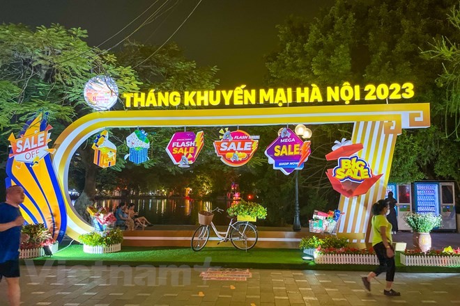 Tháng khuyến mại Hà Nội năm 2023: Thúc đẩy sản xuất, kích cầu tiêu dùng - ảnh 1