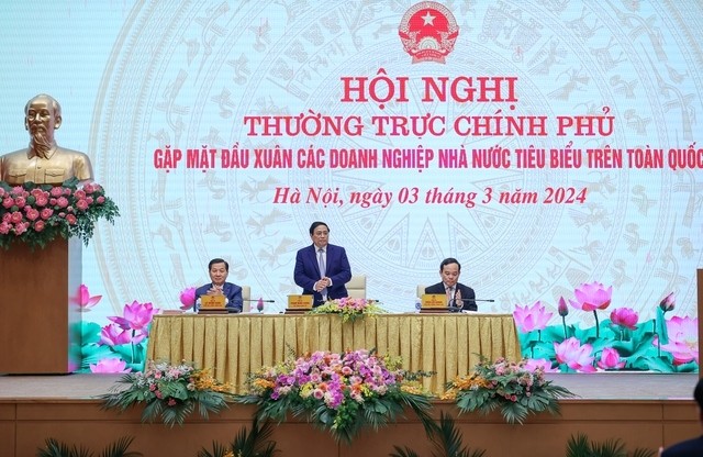 Thủ tướng gặp mặt đầu xuân các doanh nghiệp nhà nước tiêu biểu toàn quốc - ảnh 1