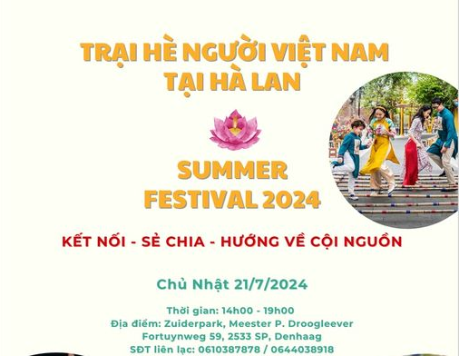 Trại hè người Việt Nam 2024 tại Hà Lan: Kết nối - Sẻ chia - Hướng về cội nguồn - ảnh 1