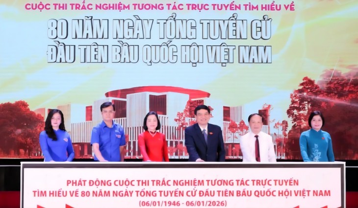 Phát động Cuộc thi trắc nghiệm trực tuyến tìm hiểu về 80 năm Ngày Tổng tuyển cử đầu tiên bầu Quốc hội Việt Nam - ảnh 1