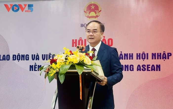 Việt Nam tích cực thực hiện các cam kết khu vực trong lĩnh vực lao động - ảnh 1