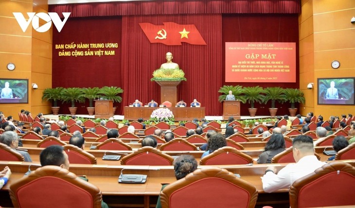 Tổng Bí thư Tô Lâm: Việt Nam luôn tạo điều kiện để đội ngũ trí thức, nhà khoa học, văn nghệ sỹ cống hiến cho đất nước - ảnh 2