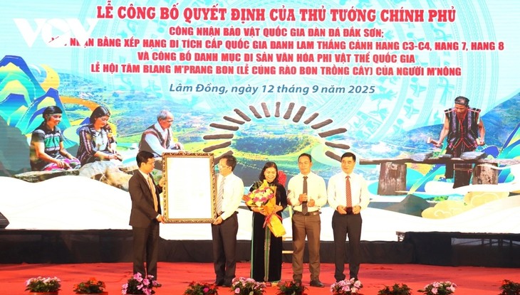 Bảo tồn và phát huy giá trị bảo vật quốc gia Đàn đá Đắk Sơn - ảnh 1