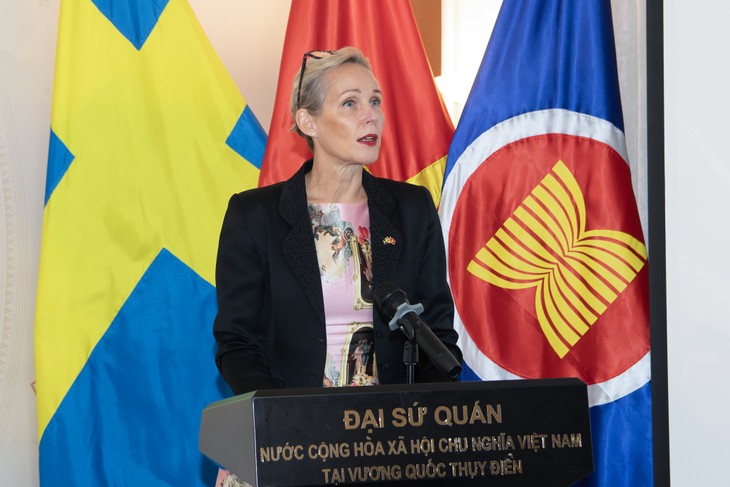 Đại sứ quán Việt Nam tại Thụy Điển tổ chức Lễ kỷ niệm 80 năm Quốc khánh: Thắt chặt hữu nghị, quảng bá văn hóa và ẩm thực - ảnh 3