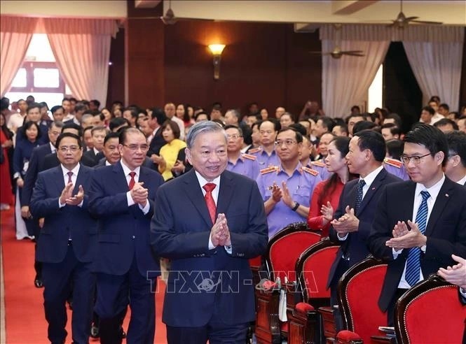 Tổng Bí thư Tô Lâm dự Đại hội đại biểu Đảng bộ các cơ quan Đảng Trung ương lần thứ I - ảnh 1