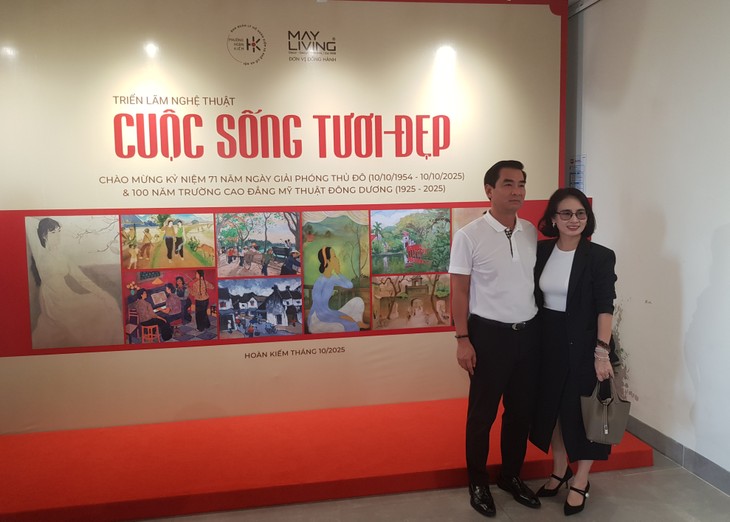 Triển lãm nghệ thuật với chủ đề “Cuộc sống tươi đẹp” - ảnh 3