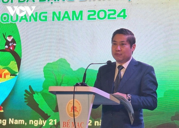 Quang Nam concludes National Biodiversity Restoration Year 2024  - ảnh 1