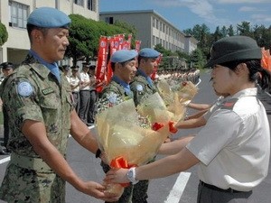 ญี่ปุ่นถอนกองกำลังรักษาสันติภาพออกจากเขตที่ราบสูงโกลัน - ảnh 1