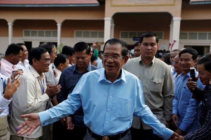 พรรคประชาชนกัมพูชาได้รับชัยชนะในการเลือกตั้งวุฒิสภาสมัยที่4 - ảnh 1