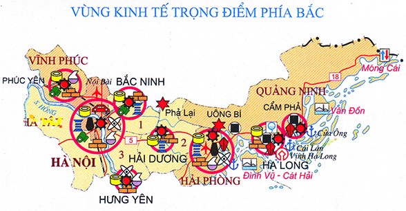 ผลักดันการขยายตัวและการพัฒนาเขตเศรษฐกิจหลักในภาคเหนืออย่างยั่งยืน - ảnh 1