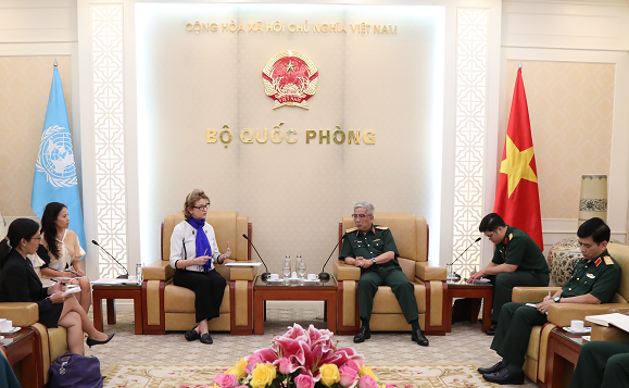 เตรียมความพร้อมให้แก่การประชุมระหว่างประเทศ “สตรีกับกิจกรรมการรักษาสันติภาพของสหประชาชาติ” - ảnh 1