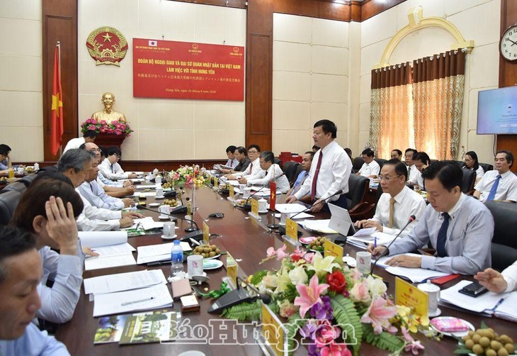 ผลักดันความร่วมมือด้านการลงทุนระหว่างสถานประกอบการญี่ปุ่นกับจังหวัดฮึงเอียน - ảnh 1