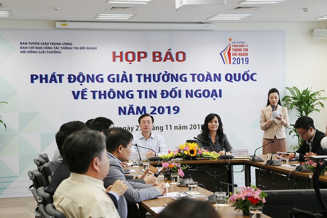 Phát động Giải thưởng toàn quốc về thông tin đối ngoại năm 2019 - ảnh 1