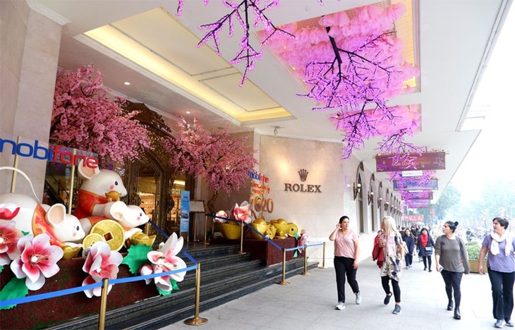 Hanoi covered in festive decorations to celebrate Tet - ảnh 10