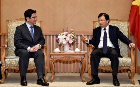 Deputy PM receives JBIC leader - ảnh 1