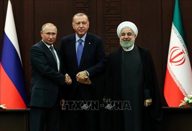 Russia, Iran, Turkey adopt joint statement on Syria - ảnh 1