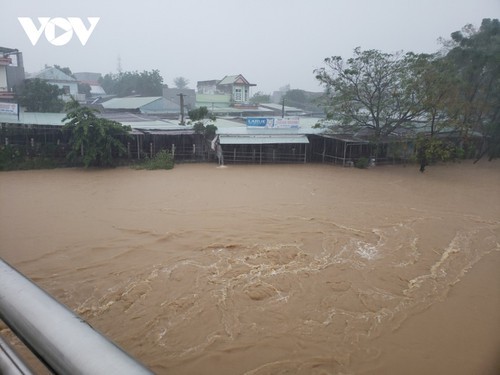 Torrential rain, floods seriously damage central, central highland regions - ảnh 1