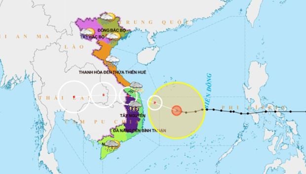 Storm Molave fast approaching central coastline on October 28 morning - ảnh 1