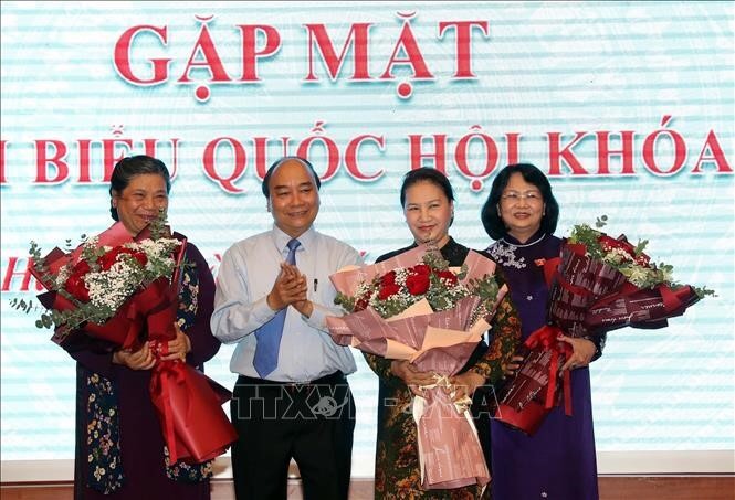 Women’s status in political leadership enhanced - ảnh 1